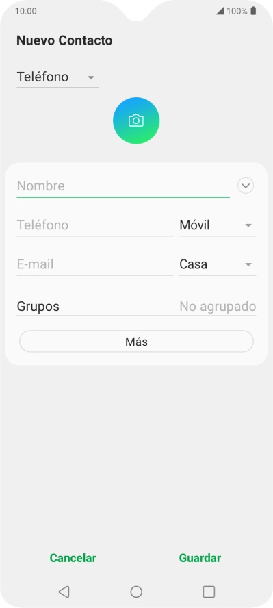 Pulsa la lista desplegable de la guía.