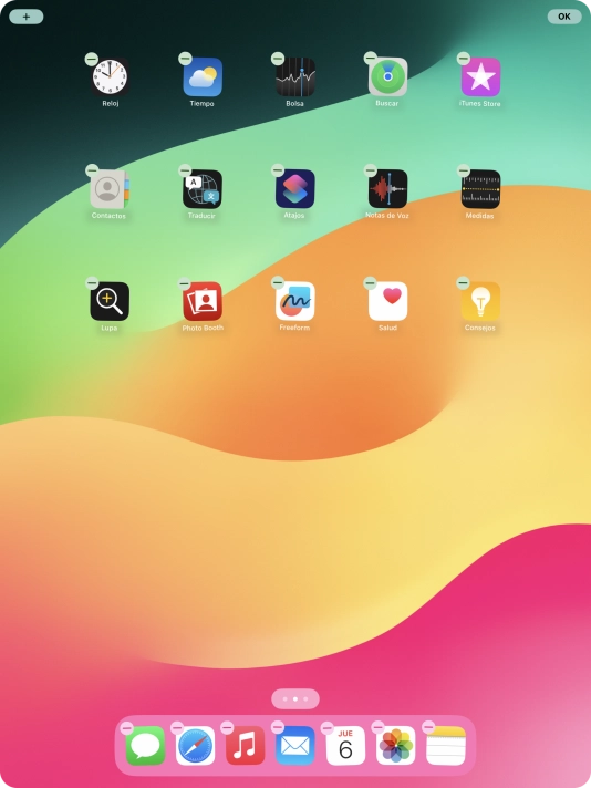 Pulsa el icono de añadir.