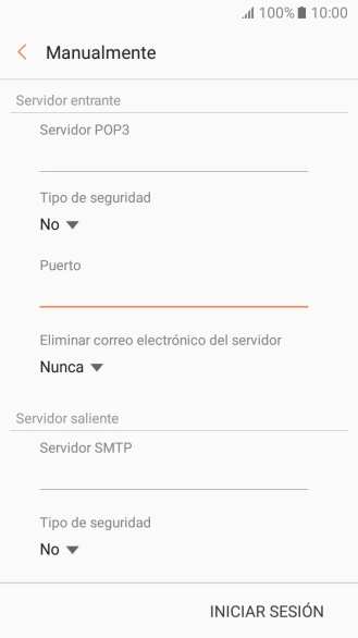 Pulsa la lista desplegable bajo 