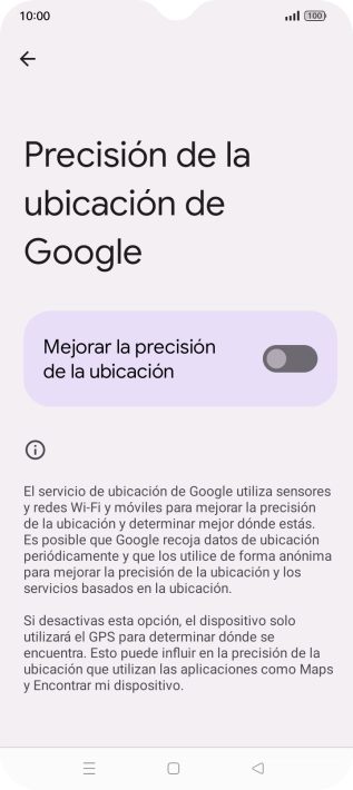Si pulsas el indicador junto a 