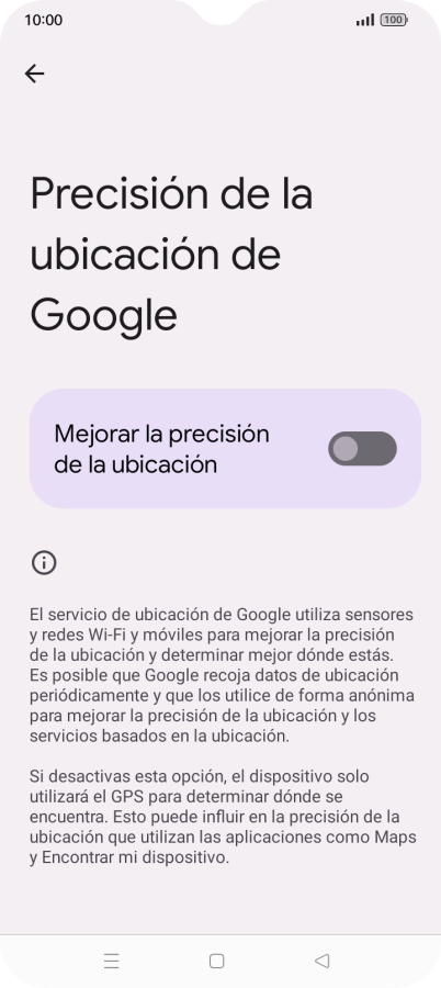 Si pulsas el indicador junto a 