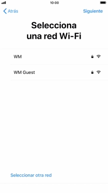 Pulsa la red wifi deseada.