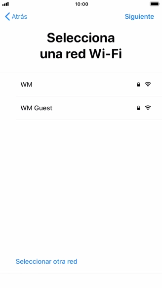 Pulsa la red wifi deseada.