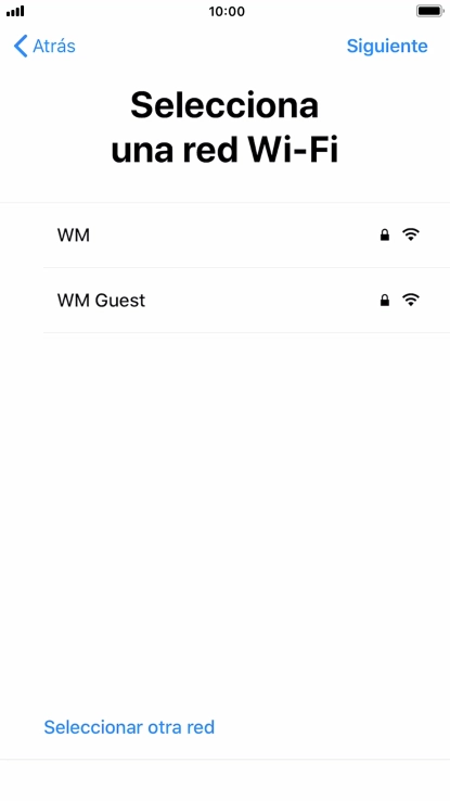 Pulsa la red wifi deseada.