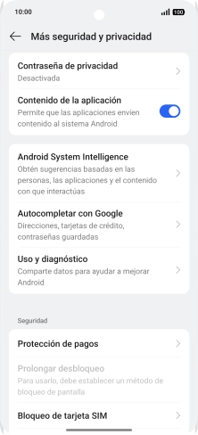 Pulsa Bloqueo de tarjeta SIM.