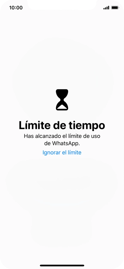 Pulsa Ignorar el límite.