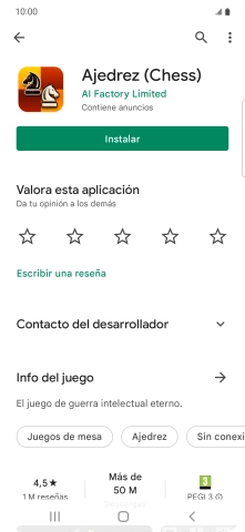 Pulsa la tecla de inicio para terminar y regresar a la pantalla de inicio.
