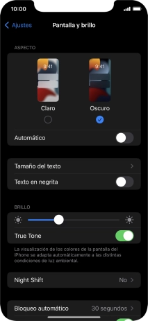 Pulsa el indicador junto a 