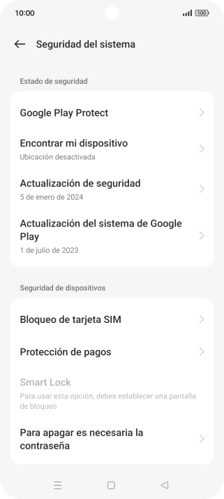 Pulsa Bloqueo de tarjeta SIM.