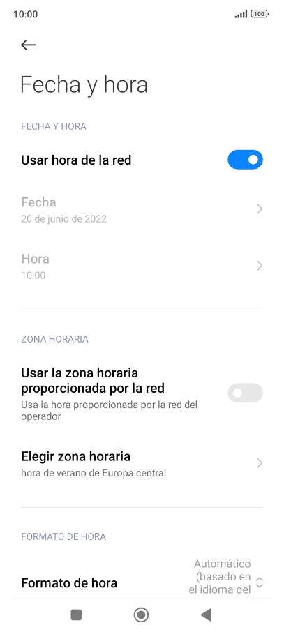 Pulsa el indicador junto a 