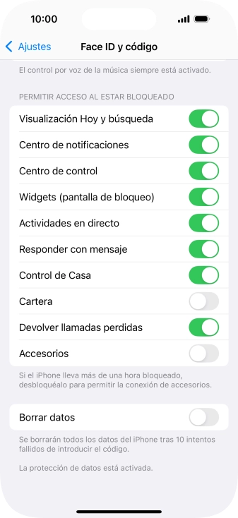 Pulsa el indicador junto a 