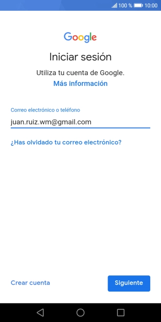 Pulsa Siguiente.