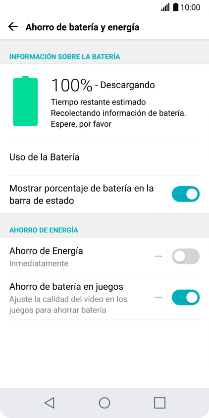 Pulsa el indicador junto a 