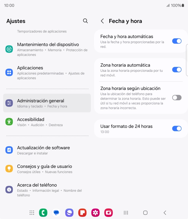 Pulsa la tecla de inicio para terminar y regresar a la pantalla de inicio.