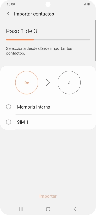 Pulsa el nombre de la tarjeta SIM.