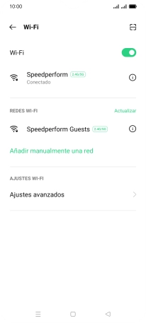 Pulsa la tecla de inicio para terminar y regresar a la pantalla de inicio.