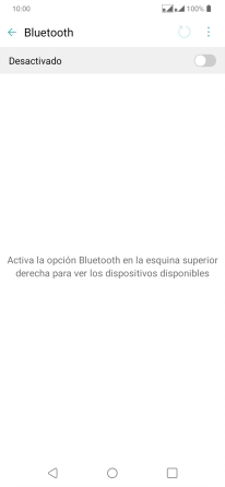Pulsa el indicador para activar la función.