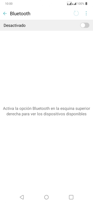 Pulsa el indicador para activar la función.