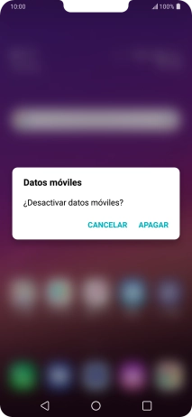 Pulsa APAGAR para desactivar la función.