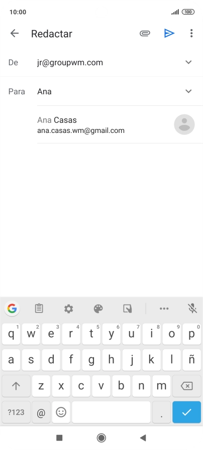 Pulsa el contacto deseado.