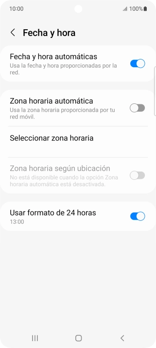 Pulsa el indicador junto a 