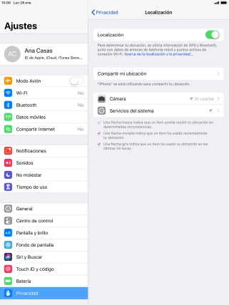 Pulsa la aplicación deseada.
