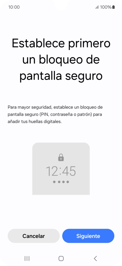 Pulsa Siguiente.