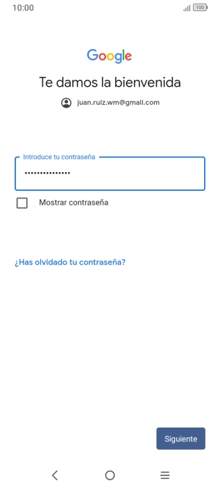 Pulsa Siguiente.