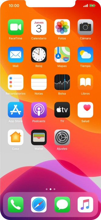 Cuando el icono de carga de batería aparece en la pantalla, el teléfono se está cargando.
