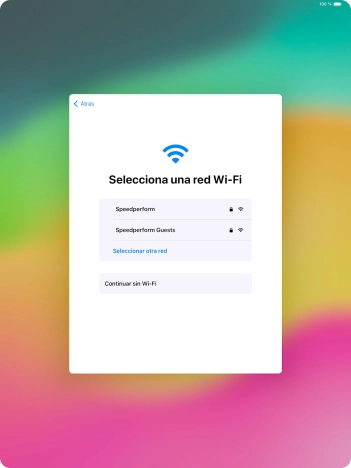 Pulsa la red wifi deseada.