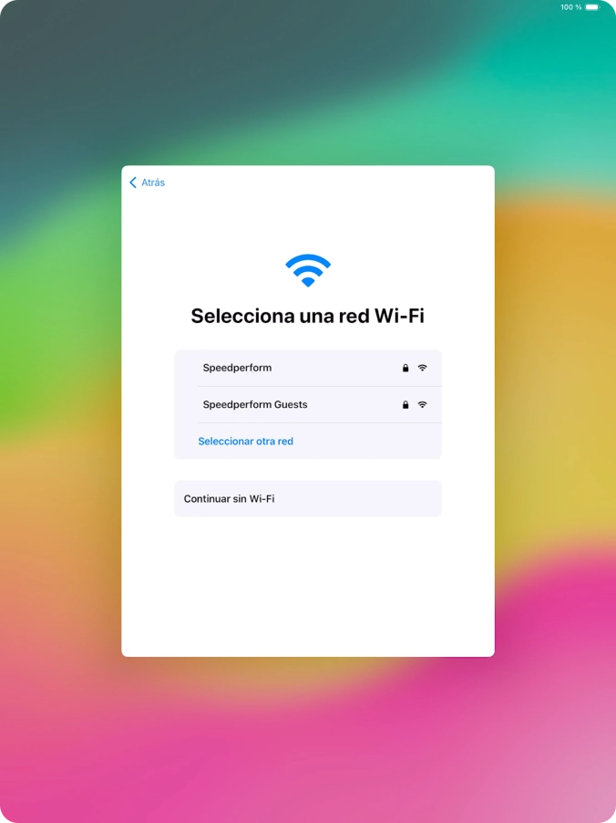 Pulsa la red wifi deseada.