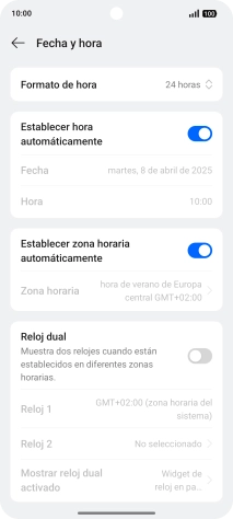 Desliza el dedo hacia arriba desde la parte inferior de la pantalla para terminar y volver a la pantalla de inicio.