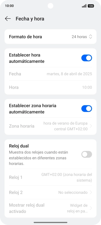 Desliza el dedo hacia arriba desde la parte inferior de la pantalla para terminar y volver a la pantalla de inicio.