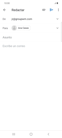 Pulsa Asunto e introduce el asunto deseado.