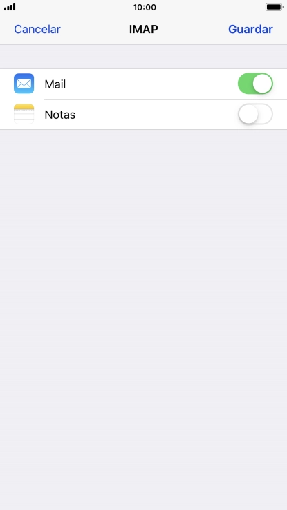 Pulsa Guardar. Ahora se ha configurado tu cuenta de correo electrónico. Si deseas seleccionar más ajustes del servidor de correo de entrada o de salida, continúa con los pasos siguientes.