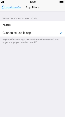 Pulsa el ajuste deseado para activar o desactivar la función.