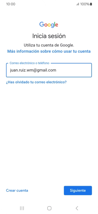 Pulsa Siguiente.
