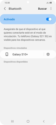 Pulsa la tecla de inicio para terminar y regresar a la pantalla de inicio.