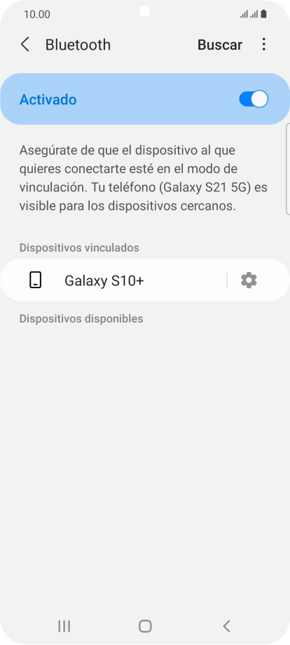 Pulsa la tecla de inicio para terminar y regresar a la pantalla de inicio.
