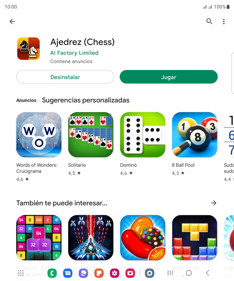 Pulsa la tecla de inicio para terminar y regresar a la pantalla de inicio.