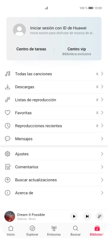 Pulsa Todas las canciones.