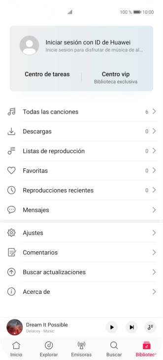 Pulsa Todas las canciones.