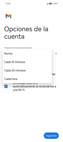 Pulsa el ajuste deseado.
