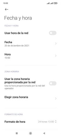 Pulsa el indicador junto a 