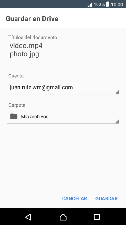 Pulsa GUARDAR.