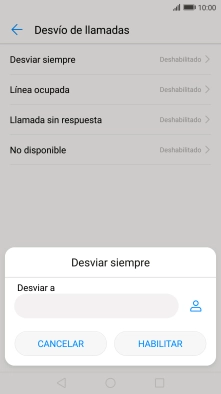 Introduce +34600132000 y pulsa HABILITAR.