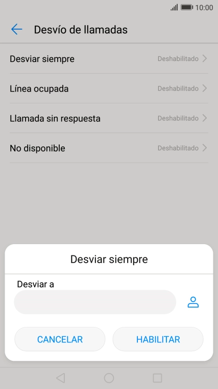 Introduce +34600132000 y pulsa HABILITAR.