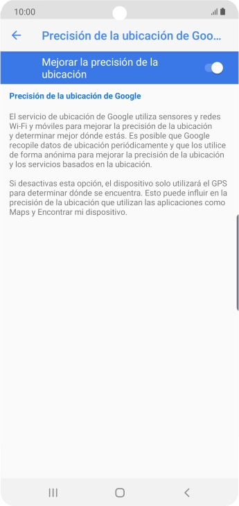 Si pulsas el indicador junto a 