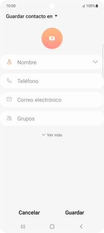 Pulsa la lista desplegable de la guía.
