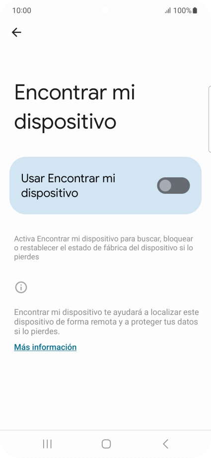 Pulsa el indicador junto a 